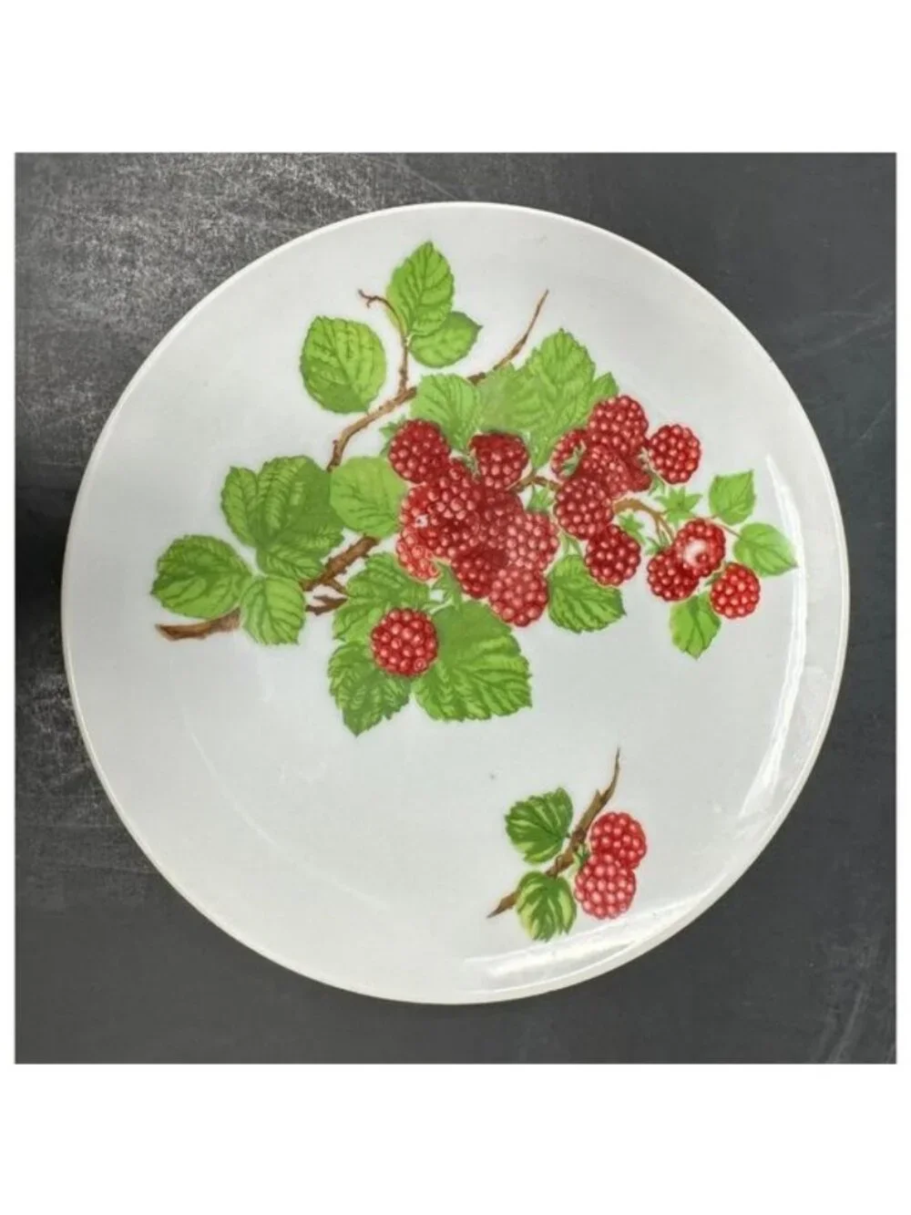 Vtg 1970s SEYMOUR MANN EDA FRAMBOISIER Salad Dessert Plates Set of 3 Raspberries - Picture 11 of 14